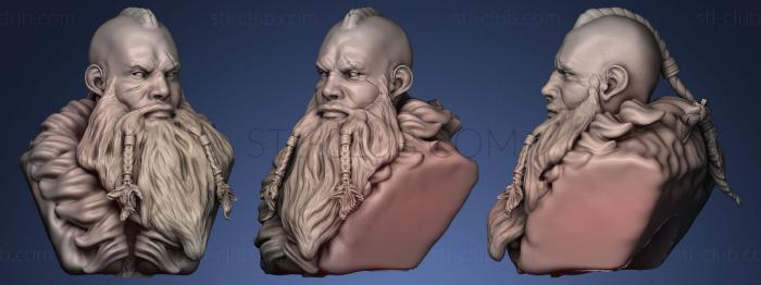 3D model Viking Warrior (STL)